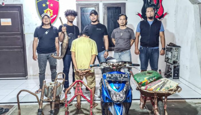 Tim Buser Naga Polresta Pangkalpinang Ringkus Residivis Pencurian di Air Salemba