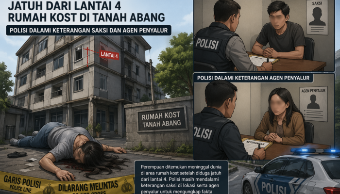 Misteri Kematian Perempuan di Kost Tanah Abang, Polisi Periksa Saksi dan Agen