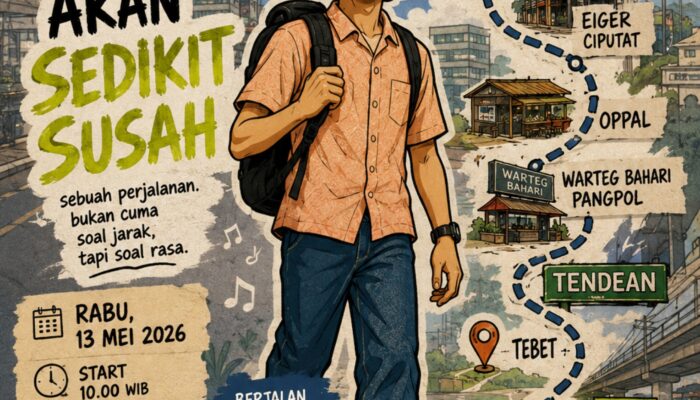 Musisi Indie Enau Gelar Aksi Jalan Kaki Tangerang – Rawamangun, Ajak Pendengar Rasakan Perjalanan Penuh Makna
