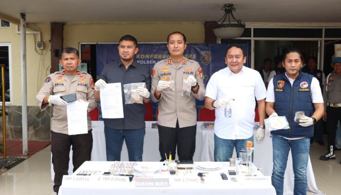 Polsek Metro Gambir Ungkap Peredaran Narkotika di Empat Lokasi, Tiga Tersangka Diamankan