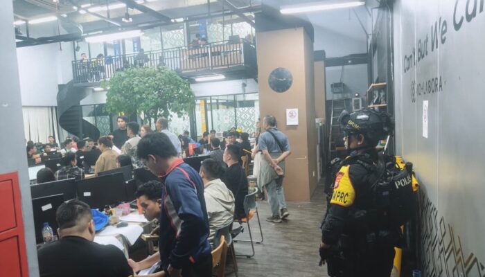 Brimob Polda Metro Jaya Turut Diturunkan dalam Pengamanan Operasi Penindakan Jaringan Judi Online Internasional