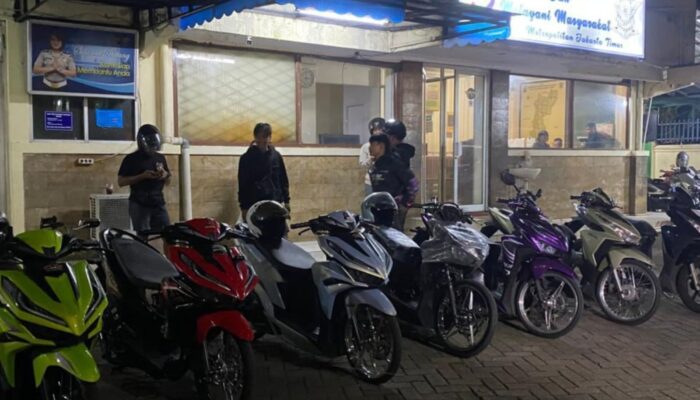 Brimob Metro Jaya Amankan 7 Motor Diduga untuk Balap Liar di Jakarta Timur