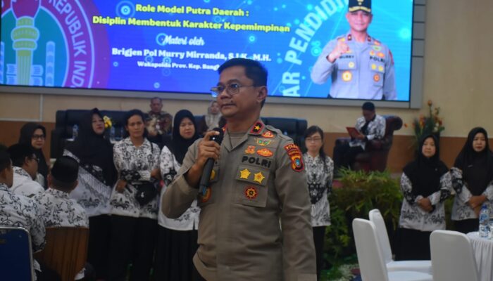 Putra Kelapa Kampit Jadi Inspirasi, Wakapolda Babel Tekankan Pentingnya Keteladanan Guru