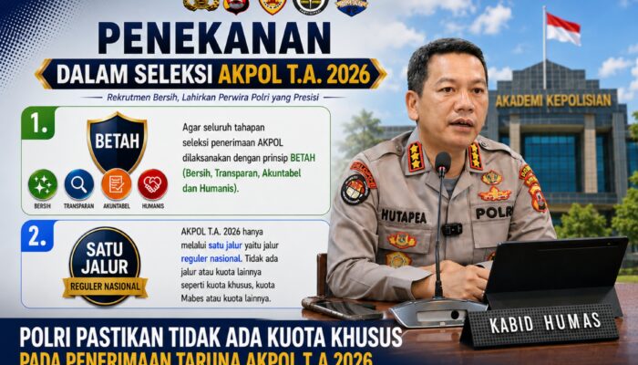 Polri: Semua Peserta Akpol 2026 Punya Kesempatan yang Sama