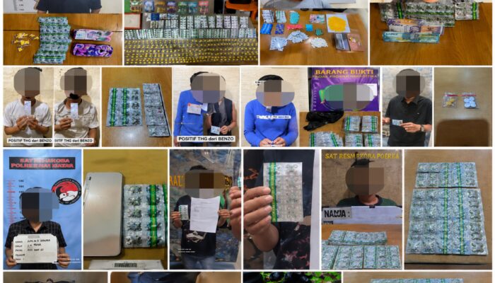 14 Tersangka Diamankan dalam Pengungkapan 12 Kasus Obat Berbahaya di Jakpus