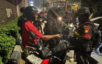 Patra Brimob Polda Metro Jaya Gagalkan Dugaan Aksi Curanmor, Tiga Orang Diamankan