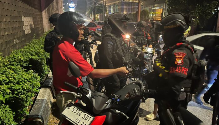 Patra Brimob Polda Metro Jaya Gagalkan Dugaan Aksi Curanmor, Tiga Orang Diamankan