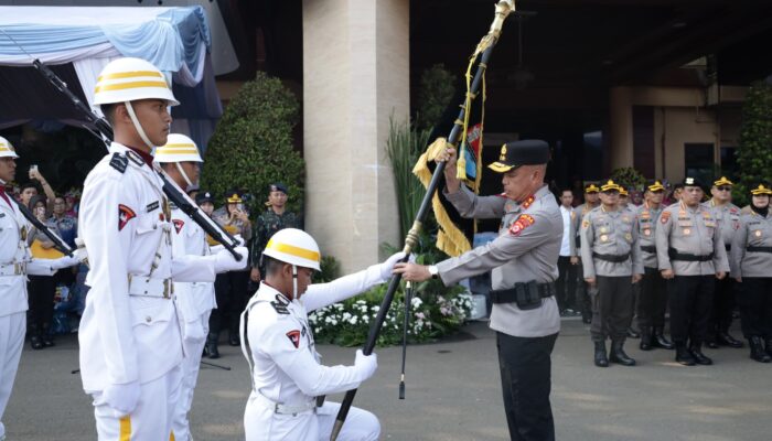 Presiden RI Berikan Nugraha Sakanti kepada Polda Banten, Apresiasi Kinerja dan Pengabdian Personel