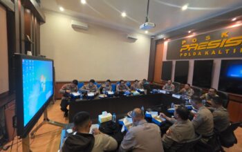 Polda Kaltim Sambut Satgas Edukasi Polri, Perkuat Upaya Pencegahan Karhutla di Masyarakat