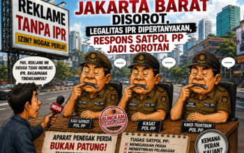 Reklame di Jakarta Barat Disorot, Legalitas IPR Dipertanyakan, Respons Satpol PP Jadi Sorotan