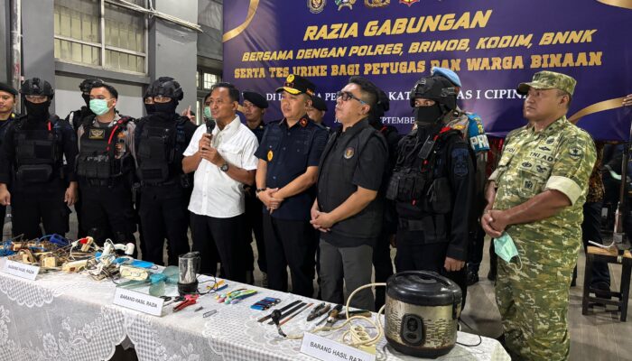 Razia Gabungan Lapas Cipinang Digelar Besar-Besaran, Narkoba dan Handphone Nihil!