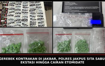 Gerebek Kontrakan di Cengkareng, Polres Jakpus Bongkar Peredaran Sabu, Ekstasi hingga Etomidate